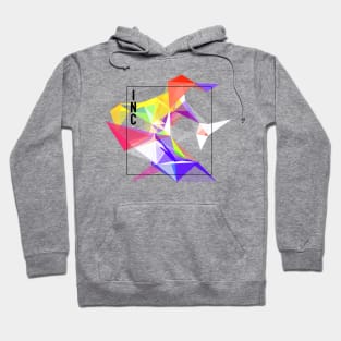 Abstract Geometric Collage Hoodie